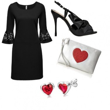 Outfit Red heart