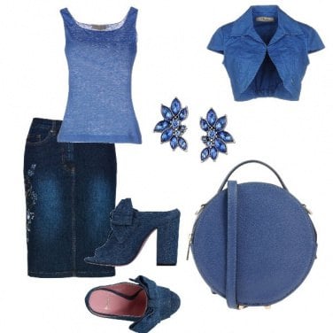 Outfit Serata in blue