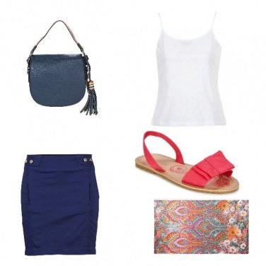 Outfit Sandalo rosso
