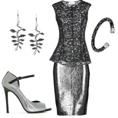 Outfit Scintillante bon ton