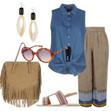 Outfit Richiami etnici in citt
