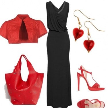 Outfit Rosso passione