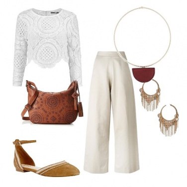 Outfit Etno chic da citt