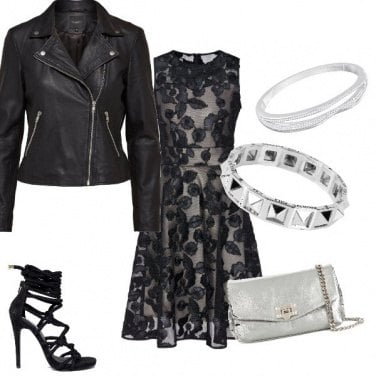 Outfit Stasera mi sento rock