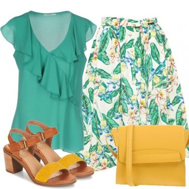 Outfit Gonna a campana estiva