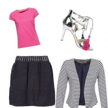 Outfit Il dettaglio rosa