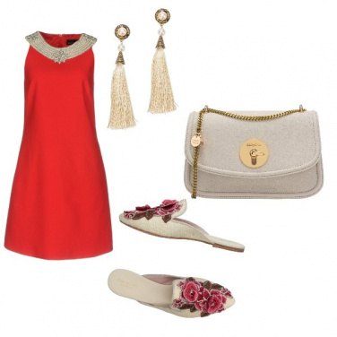 Outfit Elegante, ma in ciabatte.