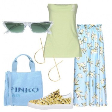 Outfit Con l\'occhiale squadrato Gigi Hadid