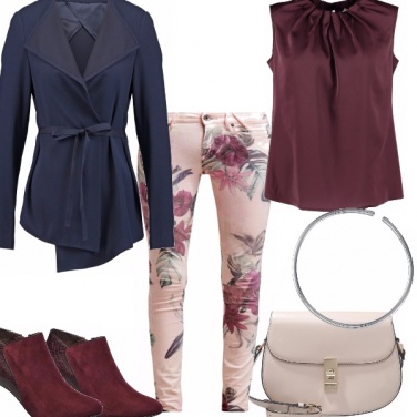 Outfit All\'insegna del merlot