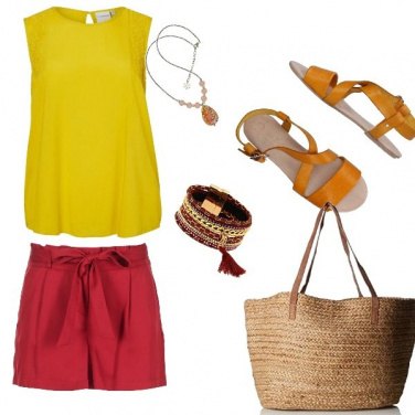 Outfit Etnico, chic colori della terra