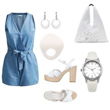Outfit Tuta di jeans