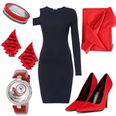 Outfit Una sera in rosso
