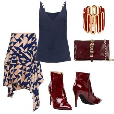 Outfit Gli stivaletti di vernice