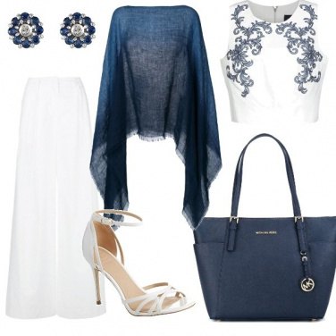 Outfit Blue and White