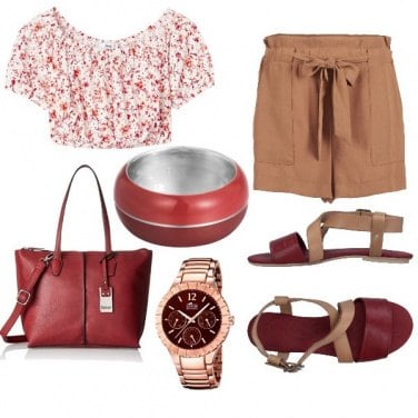 Outfit Sui toni del rosso