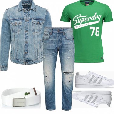 Outfit Jeans strappati Uomo: 8 Outfit Uomo | Bantoa