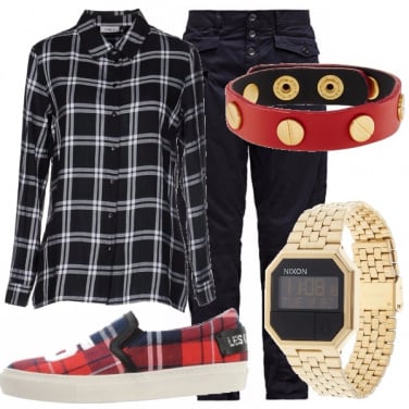 Outfit Quadri e scacchi per tutte
