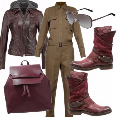 Outfit Lo stile aviator
