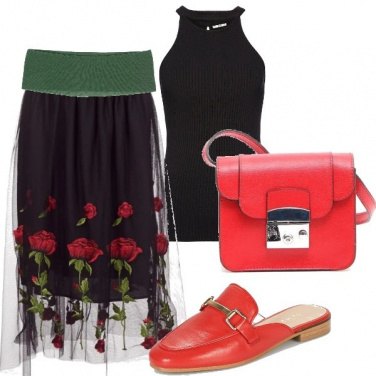 Outfit Rose sul tulle