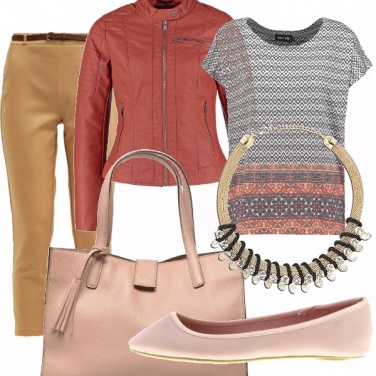 Outfit Il chiodo colorato