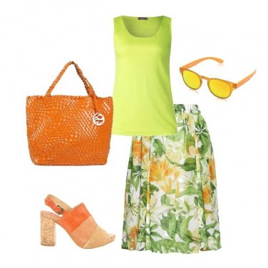 Outfit Foglie e frutta