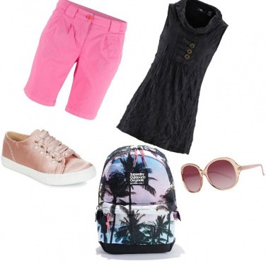 Outfit Pink Glasses
