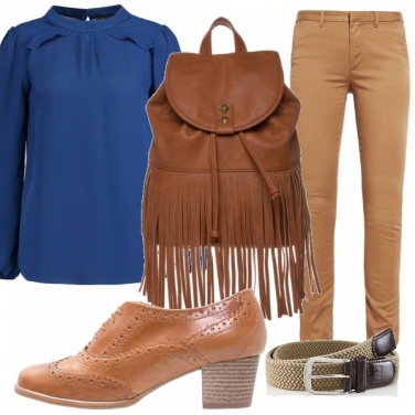 Outfit Marron glacè