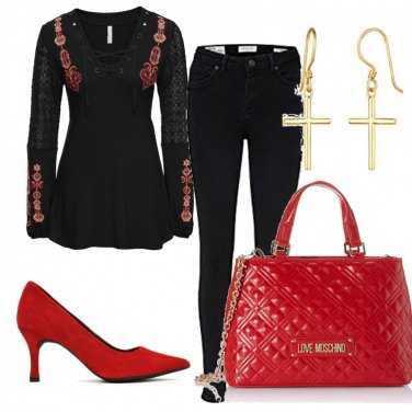 Outfit Bolso shopper Rojo Mujer: 7 Outfit Mujer | Bantoa