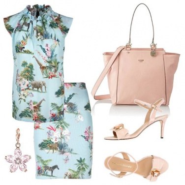 Outfit Savana, cipria e pietre