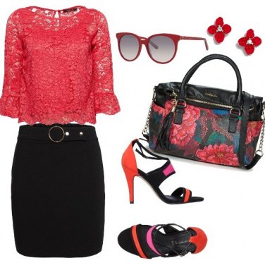 Outfit Chic con la gonna a tubino