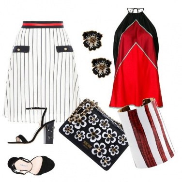 Outfit Righe eleganti