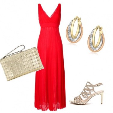 Outfit Woman in red