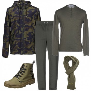 Botas hombre verde oscuro acetato Palladium | Bantoa