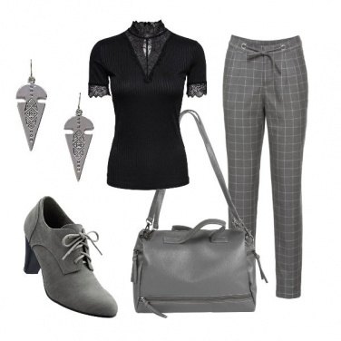 Outfit Camicia con pizzo