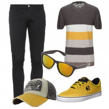 Outfit Sombreros y gorros Amarillo Hombre: 1 Outfit Hombre | Bantoa