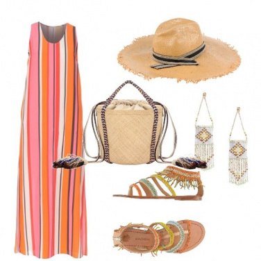Outfit L’abito a righe