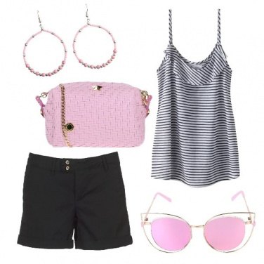 Outfit Pink sun glasses