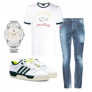 Outfit Vaqueros rotos Hombre: 2 Outfit Hombre | Bantoa