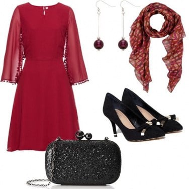 Outfit Magenta chic