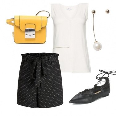 Outfit Pantaloni a pois