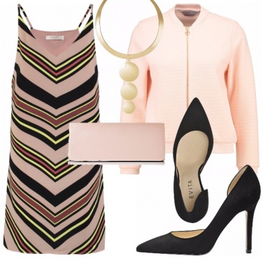Outfit Vestito estivo e bomber