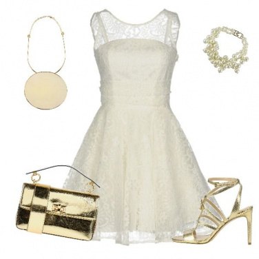 Outfit Riflessi dorati