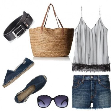 Outfit Basic, shopping a Saint Tropez