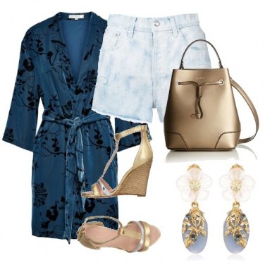 Outfit Short e kimono