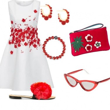 Outfit Rosso passione