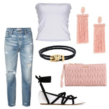 Outfit Il rosa pratico/sportivo