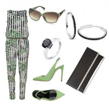 Outfit Tuta floreale#5