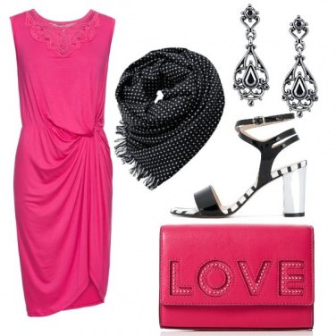 Outfit Cerimonia in Magenta