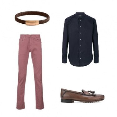 Outfit I jeans rosa