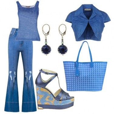 Outfit Toni di blue